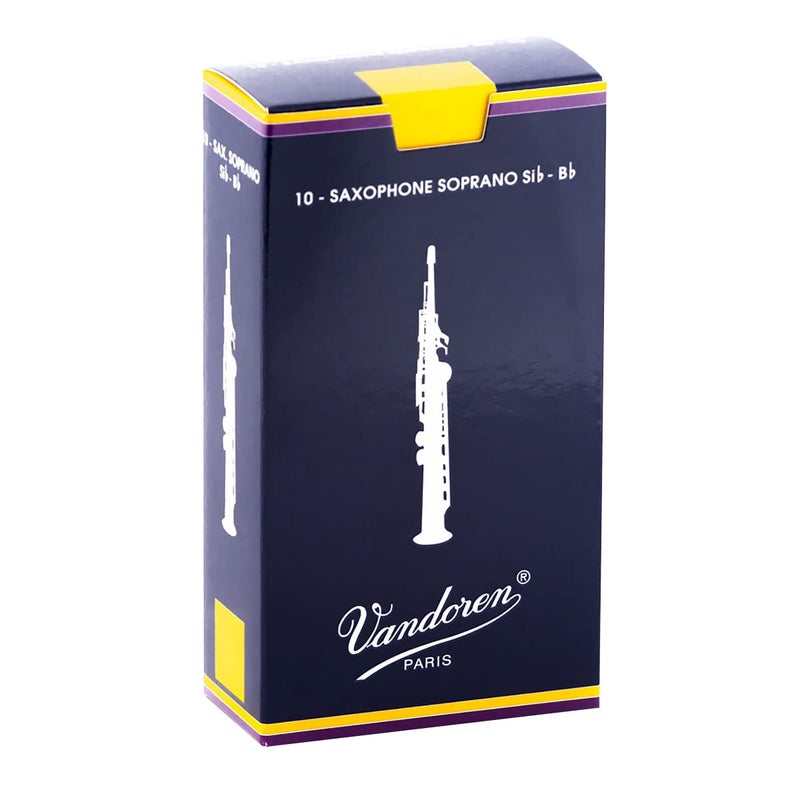 Vandoren SR202 Soprano Sax Traditional Reeds Strength 2; Box of 10 - Image 1